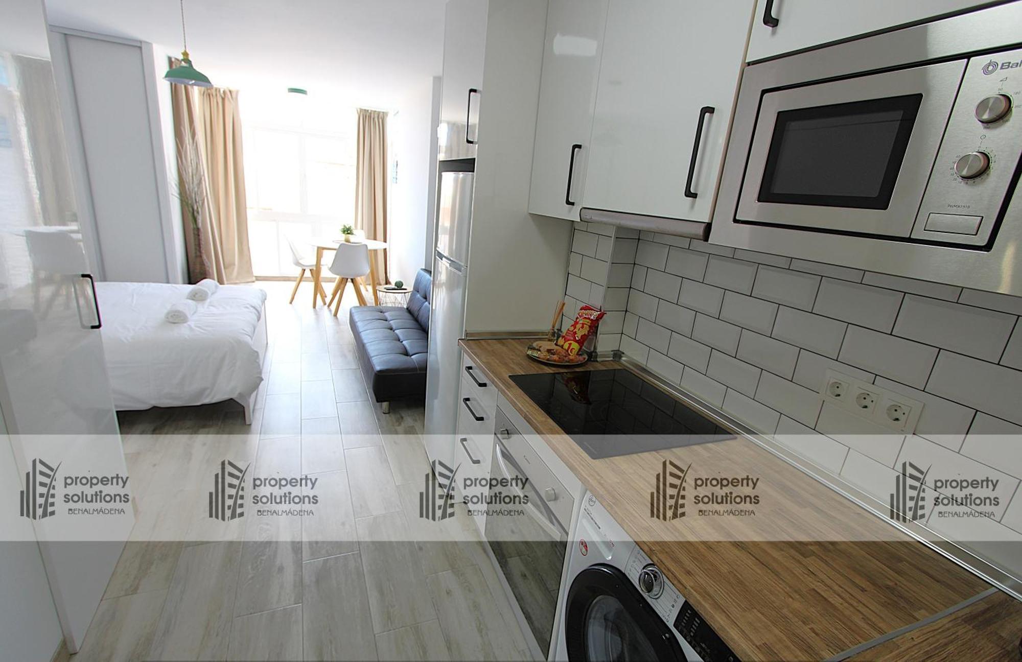 703 Aguila Apartamento - Vista Al Mar - Cerca De Tren, Restaurantes Y Tiendas - Playa A 10 Minutos Caminando Benalmádena Exterior photo